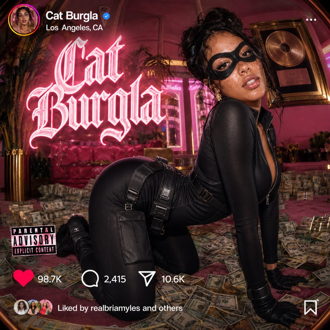 Kat Burgla, the stylish cat burglar